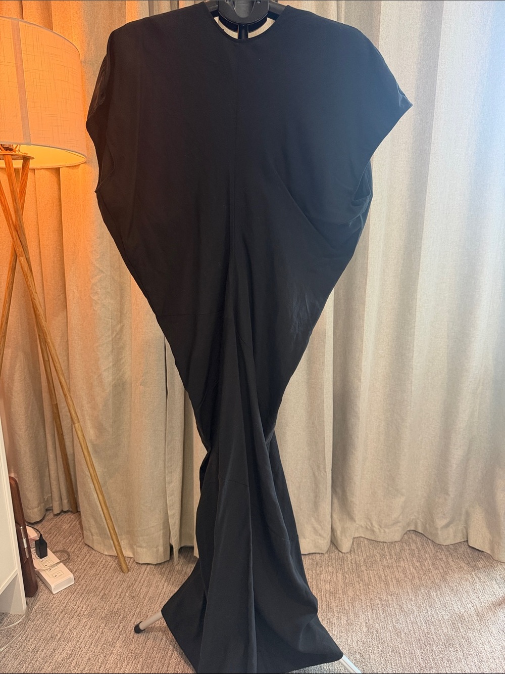 COS Black Maxi Dress